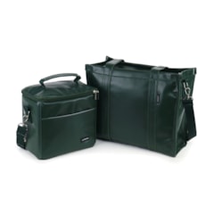 Kit Bolsa Tote Midi com Alça + Térmica Move Média Verde Oliva