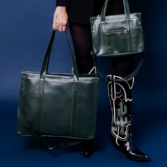 Kit Bolsa Tote Pro com Alça + Térmica Move Mini Verde Oliva