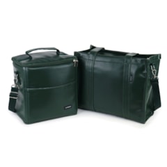 Kit Bolsa Tote Pro Midi com Alça + Térmica Move Grande Verde Oliva
