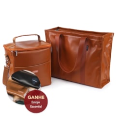 Kit Bolsa Tote + Térmica Move Grande Caramelo