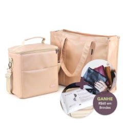 Kit Bolsa Tote + Térmica Move Grande Nude