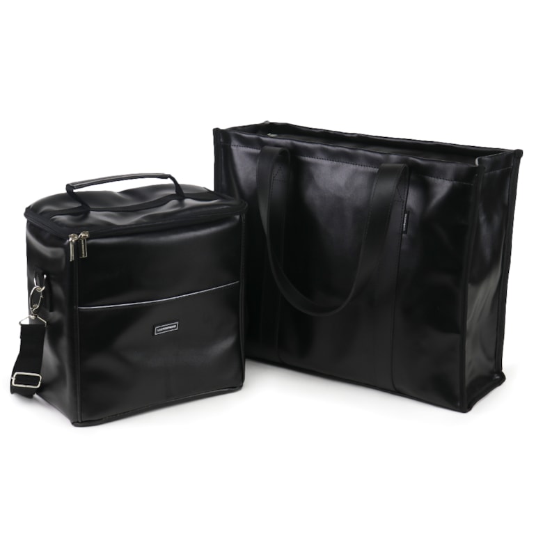 Kit Bolsa Tote + Térmica Move Grande Preta