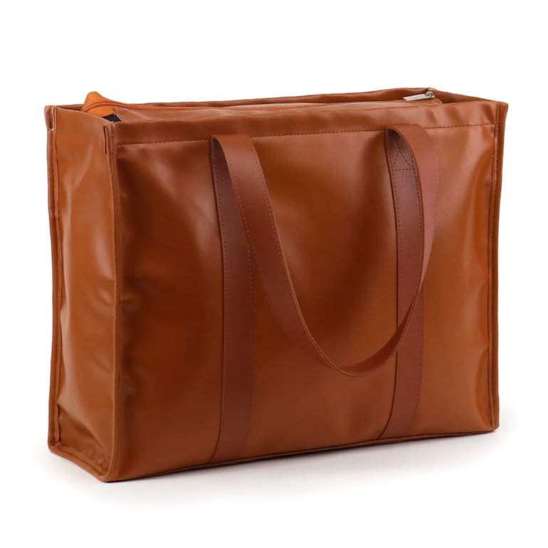 Kit Bolsa Tote + Térmica Move Mini Caramelo