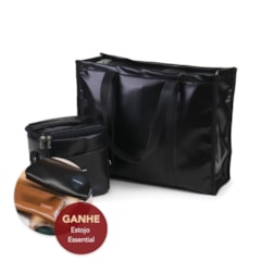 Kit Bolsa Tote + Térmica Move Mini Preta
