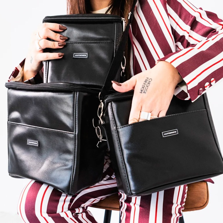 Kit Bolsa Tote + Térmica Move Mini Preta