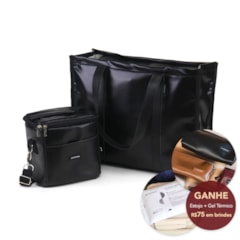Kit Bolsa Tote + Térmica Move Mini Preta