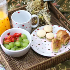 Kit Café da Manhã de Porcelana Joaninha