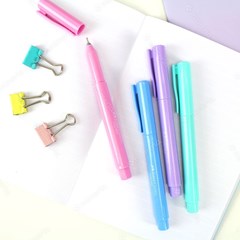 Kit Caneta Faber-Castell Fine Pen Colors Tons Pastéis 4 Cores