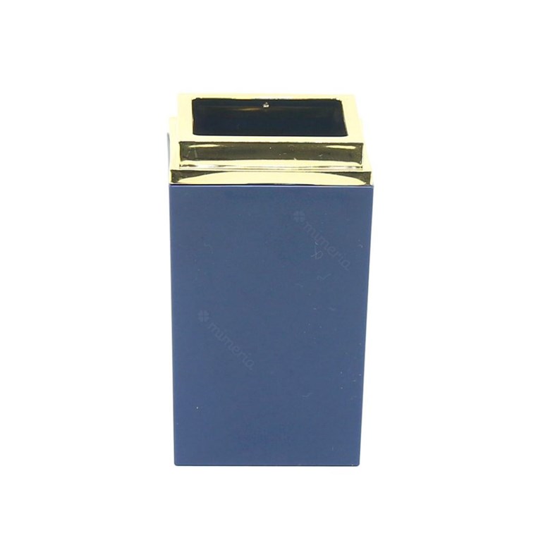 Kit de Banheiro com 3 Peças Azul Marinho Quadratta