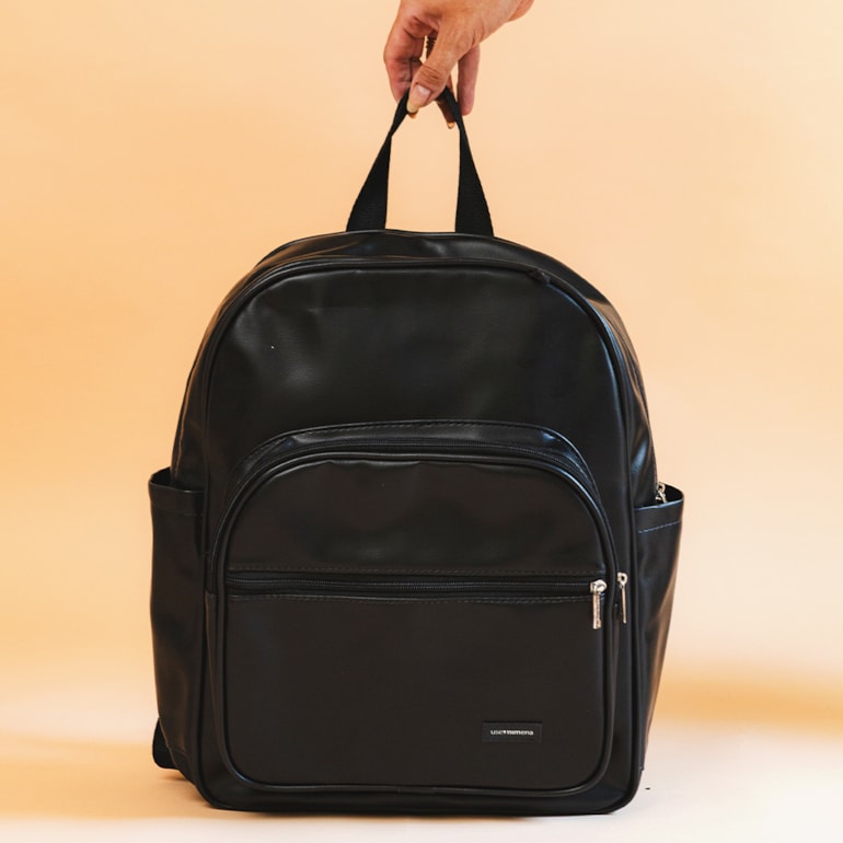 Kit Mochila Essential + Térmica Move Média Preta