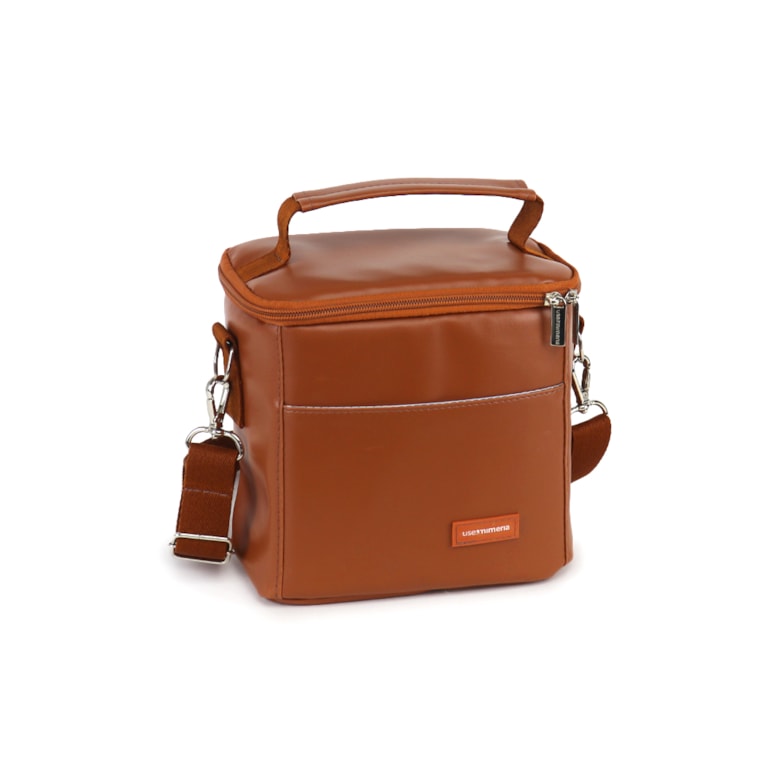 Kit Mochila Essential + Térmica Move Mini Caramelo