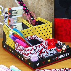 Kit Organizador com 5 Peças Mickey Mouse