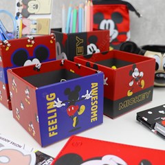 Kit Organizador de Mesa Mickey Mouse Médio 2 Peças