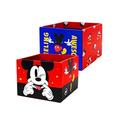 Kit Organizador de Mesa Mickey Mouse Médio 2 Peças