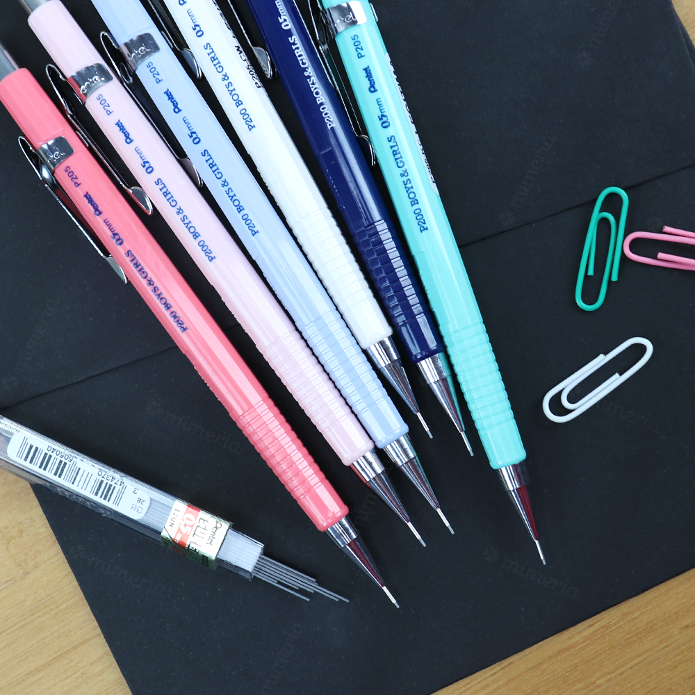 Lapiseira Pentel Sharp P200 Boys and Girls Rosa Claro Ponta:0.5 mm