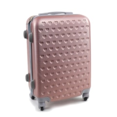 Mala de Viagem com Rodinhas Love Rose Gold e Prata