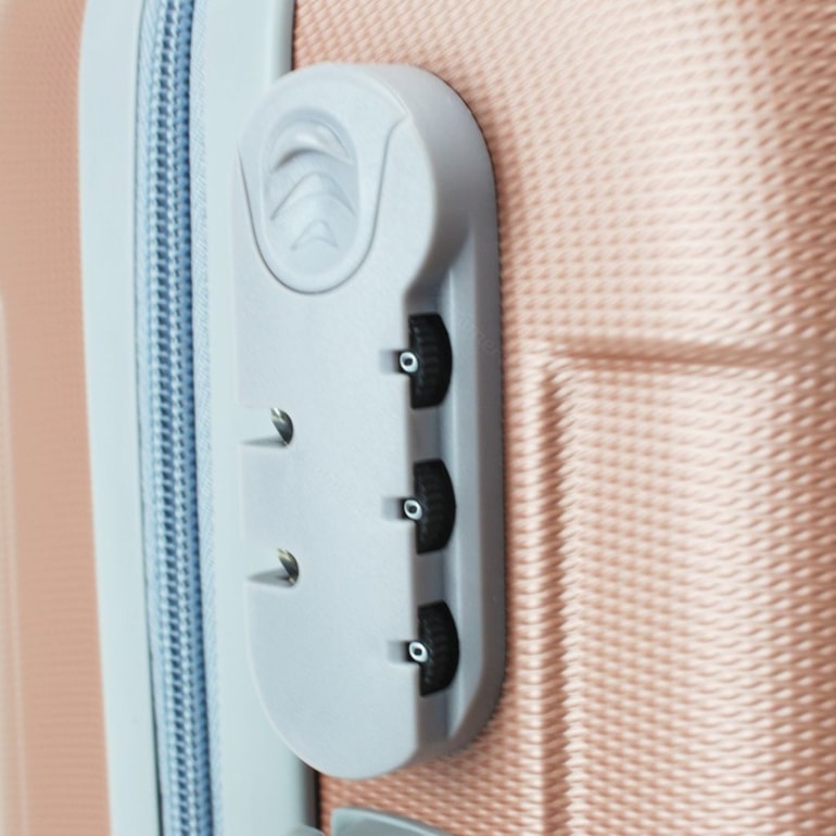 Mala de Viagem com Rodinhas Trip Rose Gold e Prata