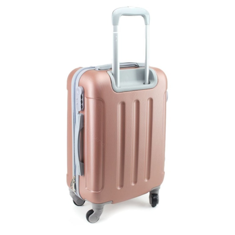 Mala de Viagem com Rodinhas Trip Rose Gold e Prata