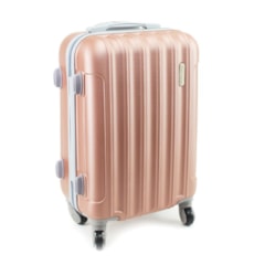 Mala de Viagem com Rodinhas Trip Rose Gold e Prata