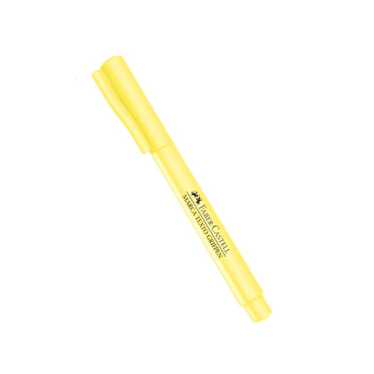 Marca Texto Faber-Castell Grifpen Amarelo Pastel