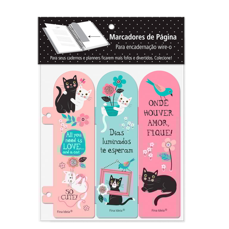 Marcador de Página Gatos