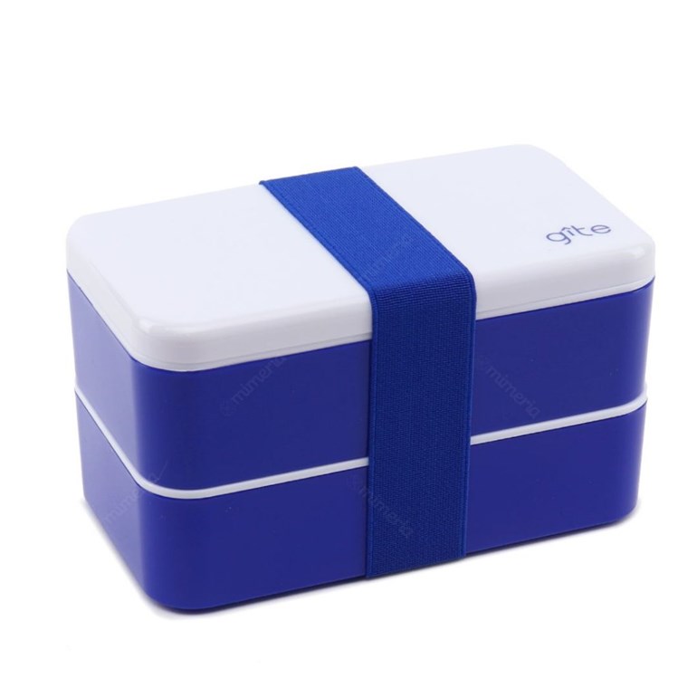 Marmita Lunch Box 2 Compartimentos Azul