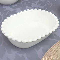 Mini Bowl de Cerâmica Arredondado Oval