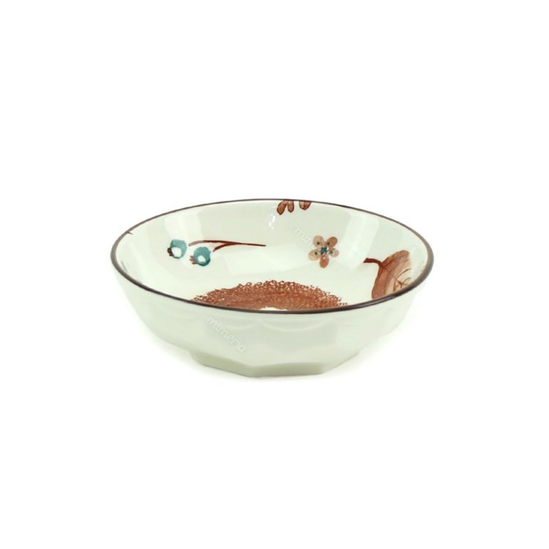 Mini Bowl de Cerâmica Estampado a Menina, o Ganso e o Gato