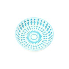 Mini Bowl de Cerâmica Oriental Azul Claro