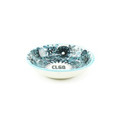 Mini Bowl de Cerâmica Oriental Floral Azul
