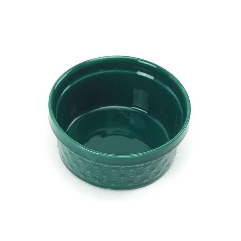 Mini Bowl de Cerâmica Verde Escuro
