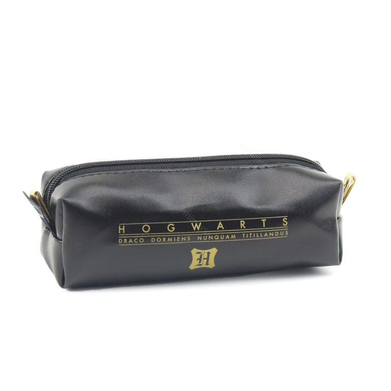 Mini Necessaire Harry Potter Preto Hogwarts