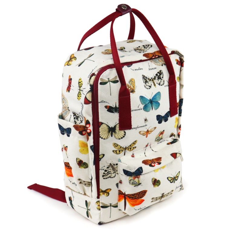 Mochila Quadrada Borboleta