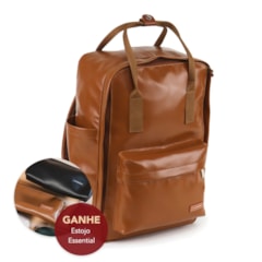 Mochila Quadrada Caramelo