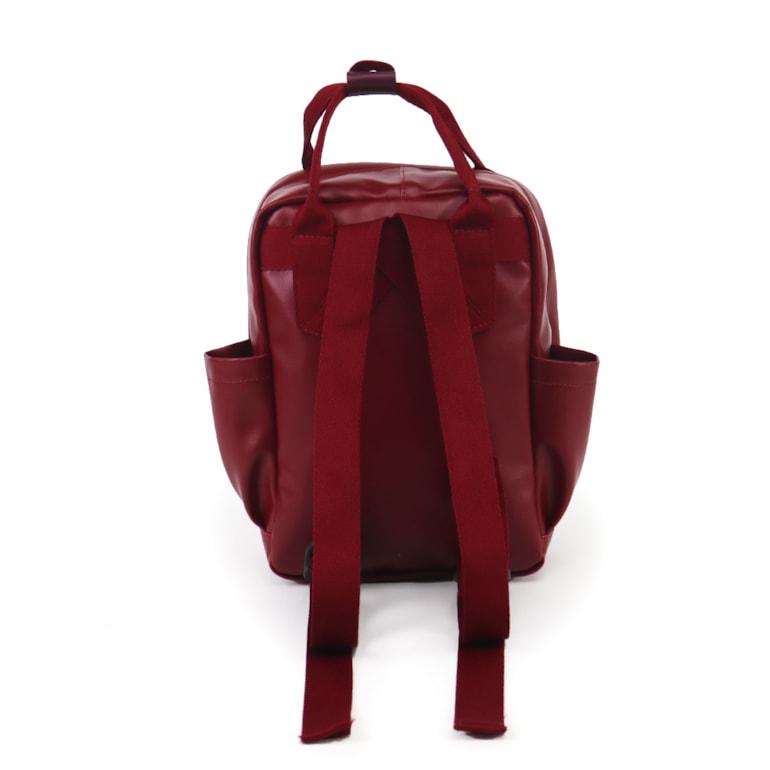 Mochila Quadrada Mini Vermelho Cereja