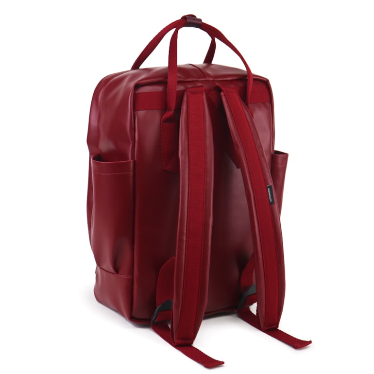 Mochila Quadrada Vermelho Cereja