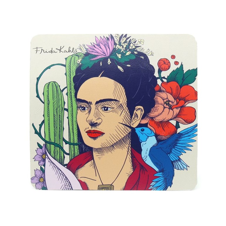 Mouse Pad Frida Kahlo Cacto e Flor