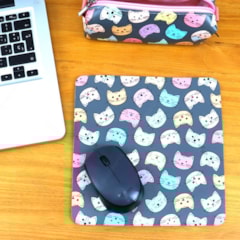 Mouse Pad Gatinhos Coloridos