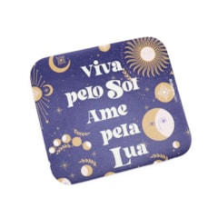Mouse Pad Sol e Lua com Frase