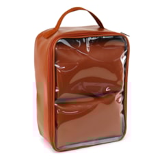Necessaire Cristal Trio Caramelo