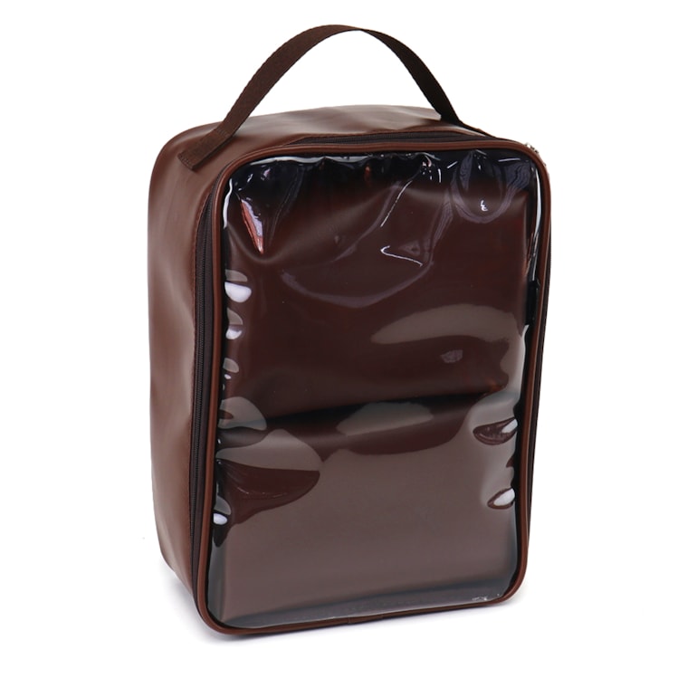 Necessaire Cristal Trio Marrom Cacau