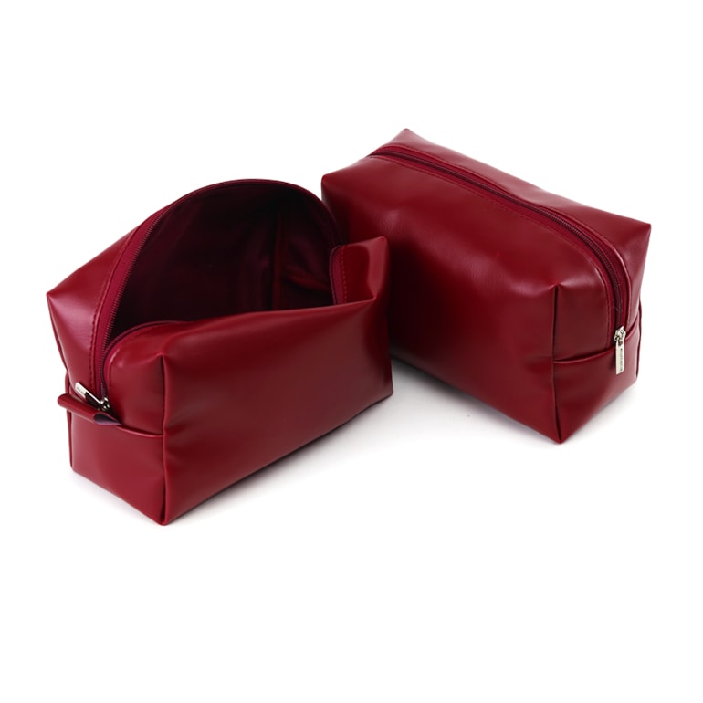 Necessaire Cristal Trio Vermelho Cereja