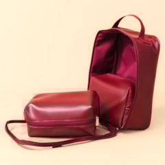 Necessaire Cristal Trio Vermelho Cereja