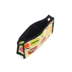 Necessaire de Bolsa com Zíper Bigode