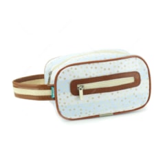 Necessaire de Viagem com Alça Confete Azul