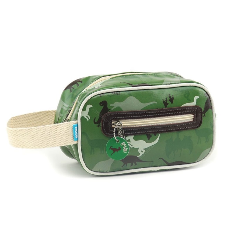 Necessaire de Viagem com Alça Dino Verde