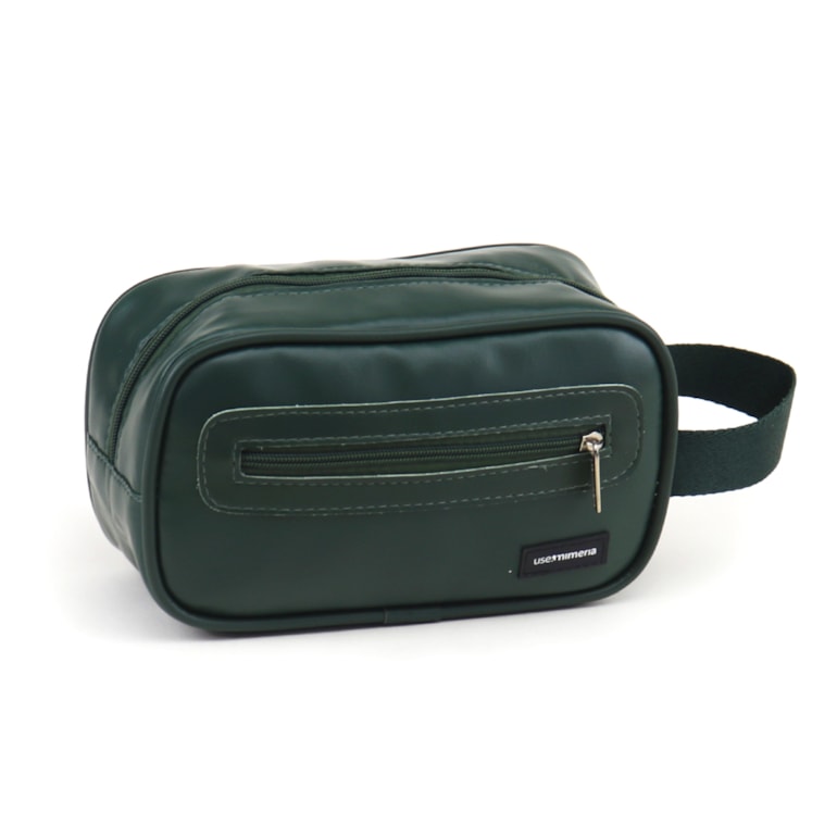 Necessaire de Viagem com Alça Verde Oliva