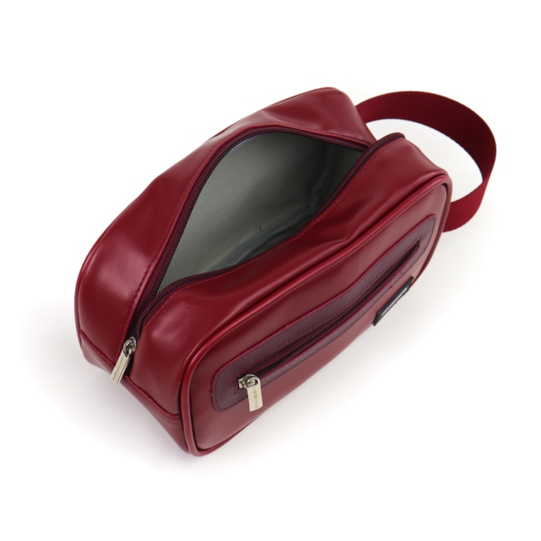 Necessaire de Viagem com Alça Vermelho Cereja