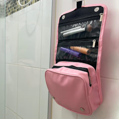 Necessaire de Viagem Ganchinho Rosa Candy