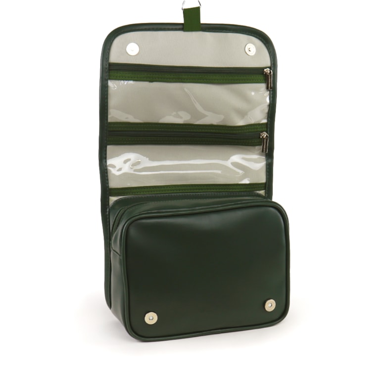 Necessaire de Viagem Ganchinho Verde Oliva